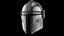 Mandalorian sci-fi helmet