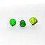 free cartoon trees 3d model