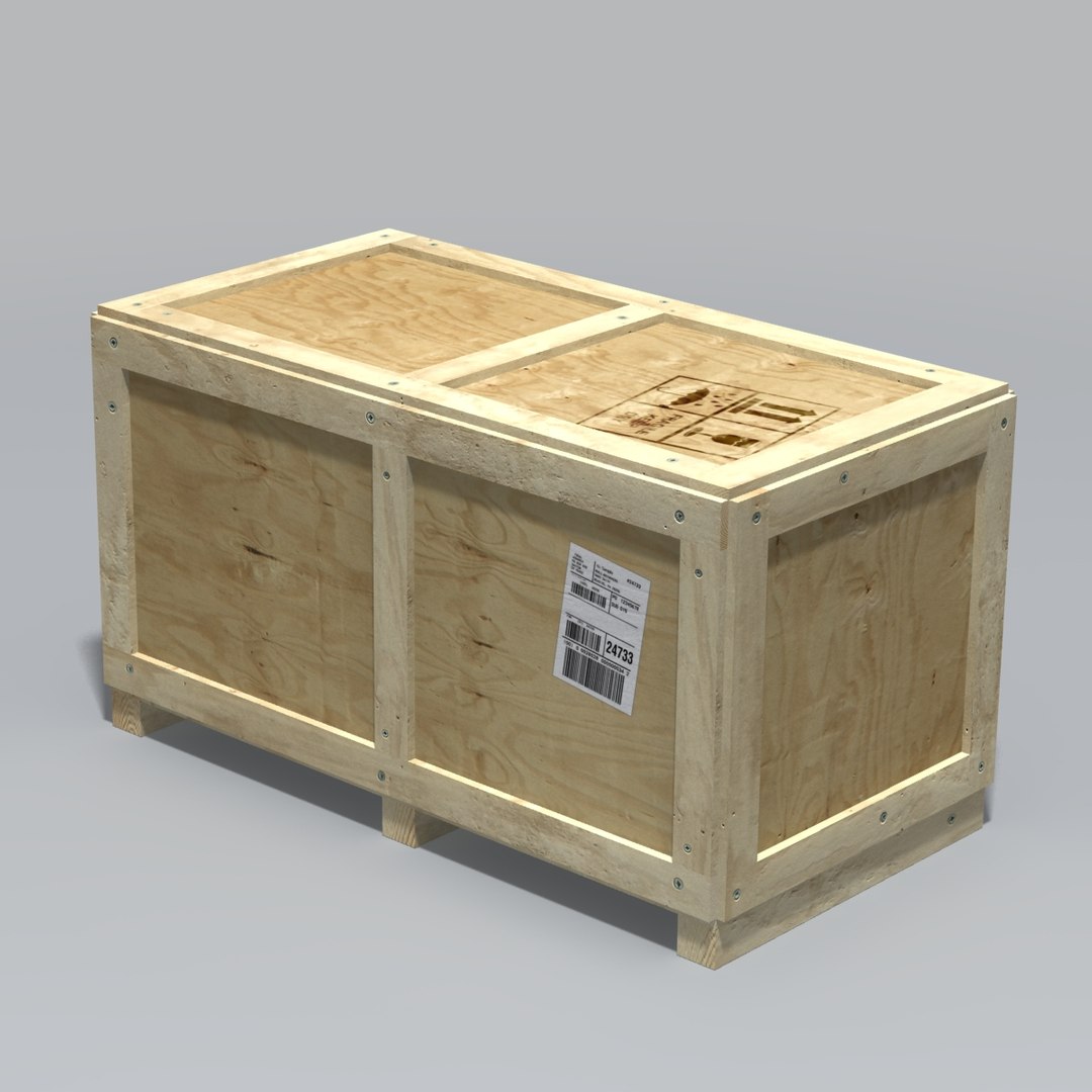 3d Model Crate