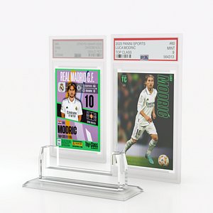 Soccer Card Graded Case With Display Stand