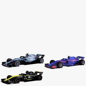 Formula 1 2018 cars Pack 3
