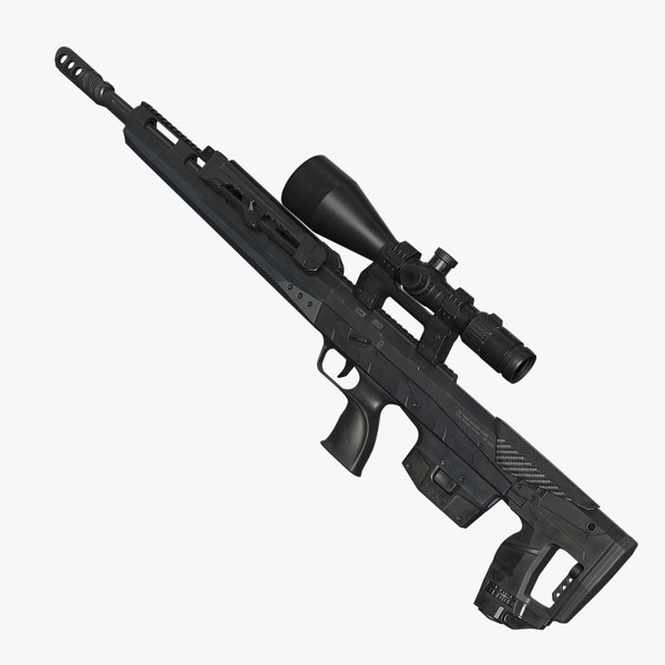 AS-T1 スナイパーライフル TTS エクシード スナイパーライフル3Dモデル - TurboSquid 2009751