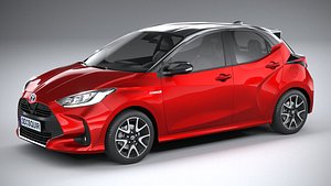 3D toyota yaris 2020