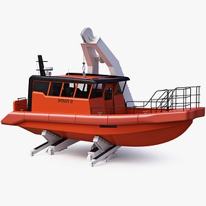 Motor Lifeboat Rescue V2 3D model