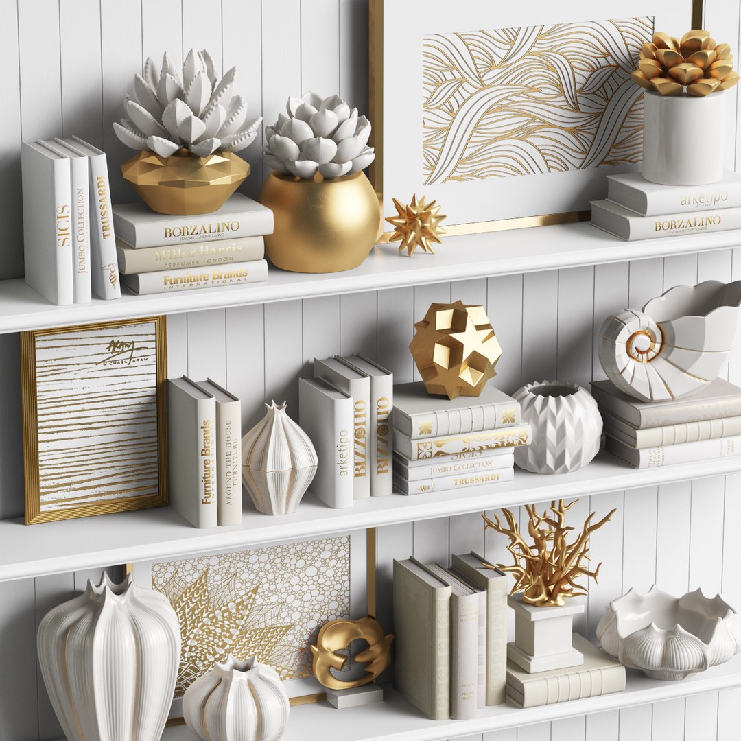 3D Model Decor Set 14 - TurboSquid 1257809