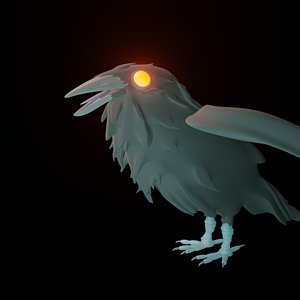 3D Stylized Raven