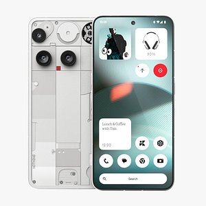 Nothing Phone 3 White 3D model