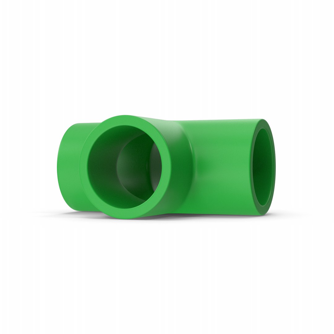 Plastic Cross Pipe 3D model - TurboSquid 1966714