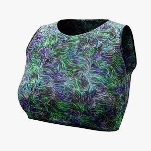 Womens Short Top model