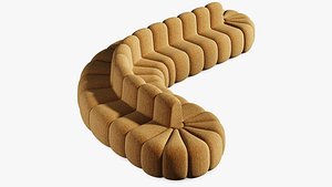 Modular Sofa Jagger Dining Ocher
