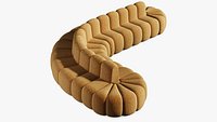 Modular Sofa Jagger Dining Ocher