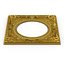 baroque picture frame 4 3d 3ds
