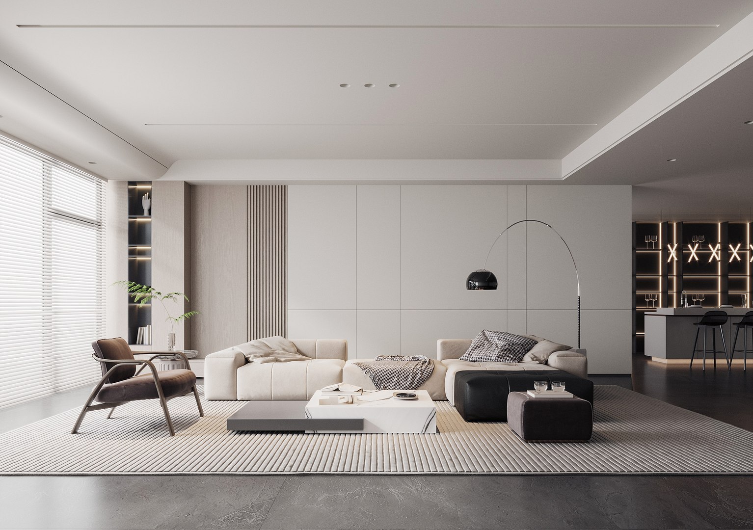 Modern living room model - TurboSquid 2077475