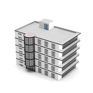 hospital building polys 3D