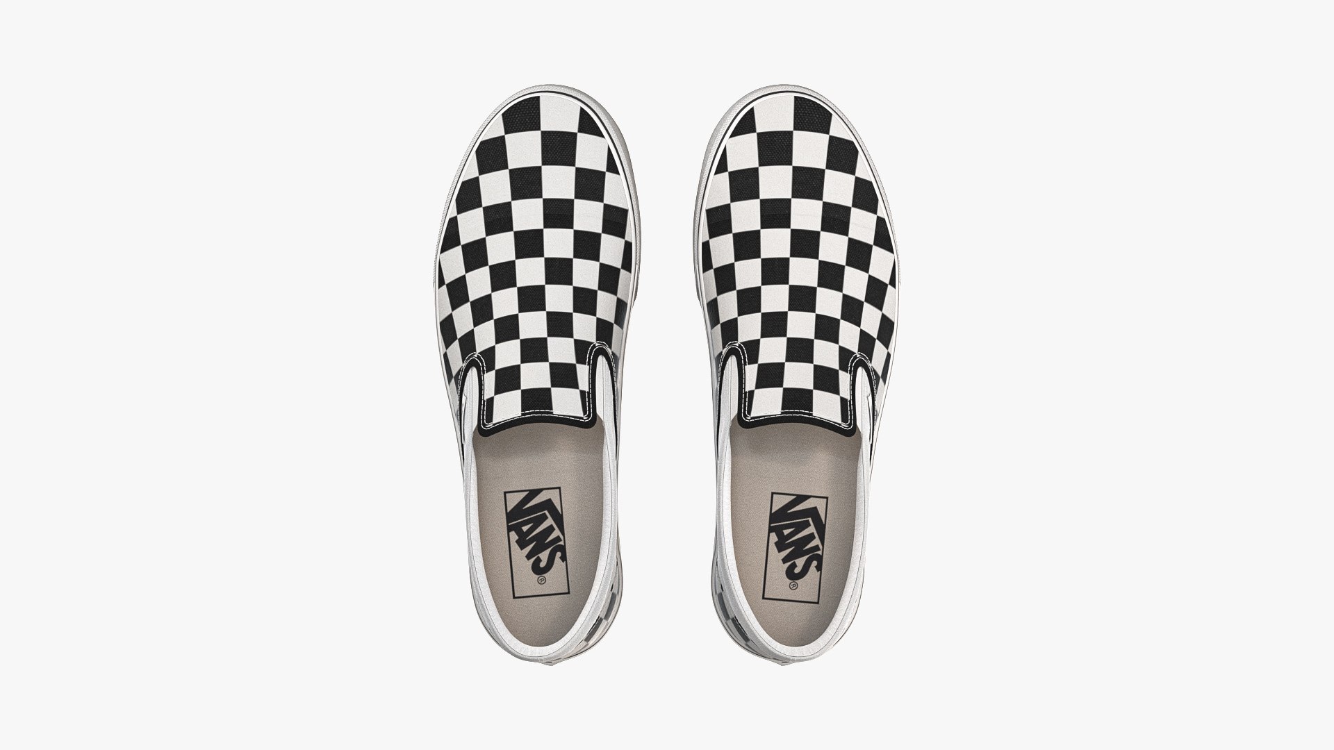 Vans Classic Slip-On Checkerboard 3D - TurboSquid 1904637