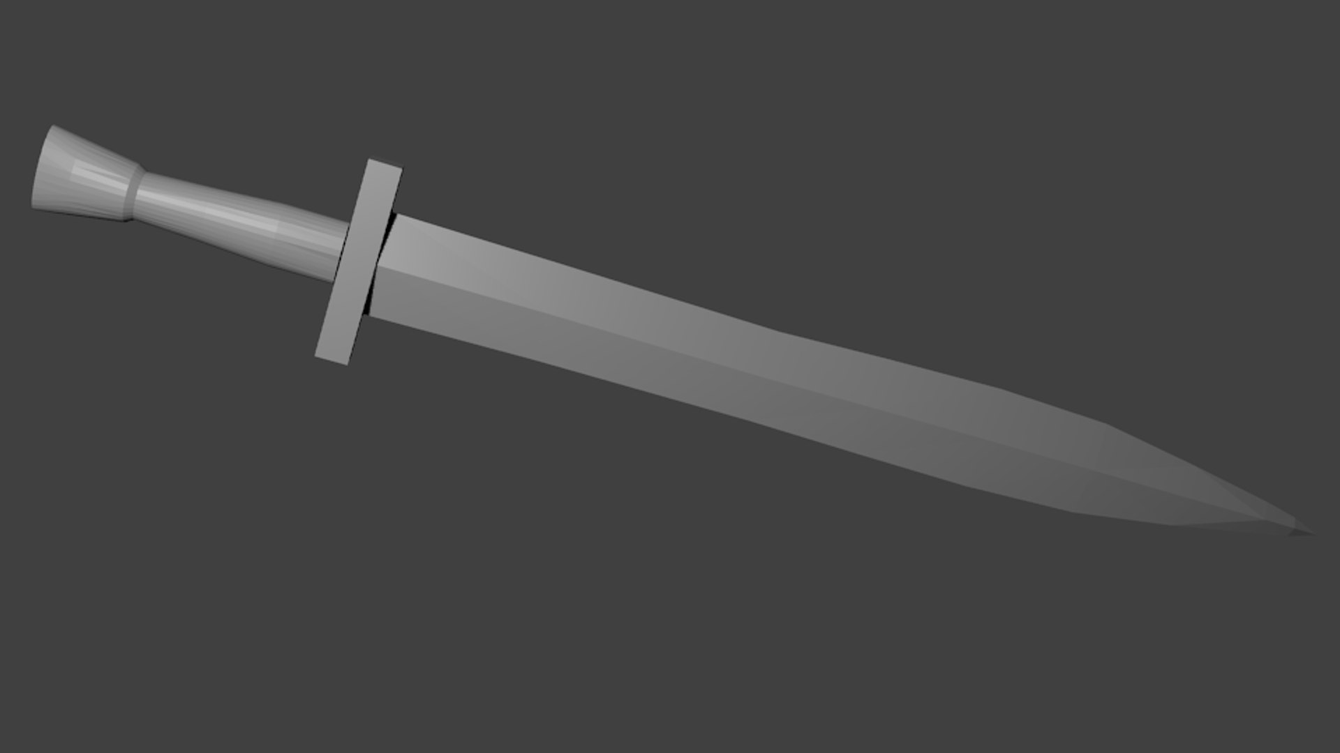 Free Obj Mode Simple Sword