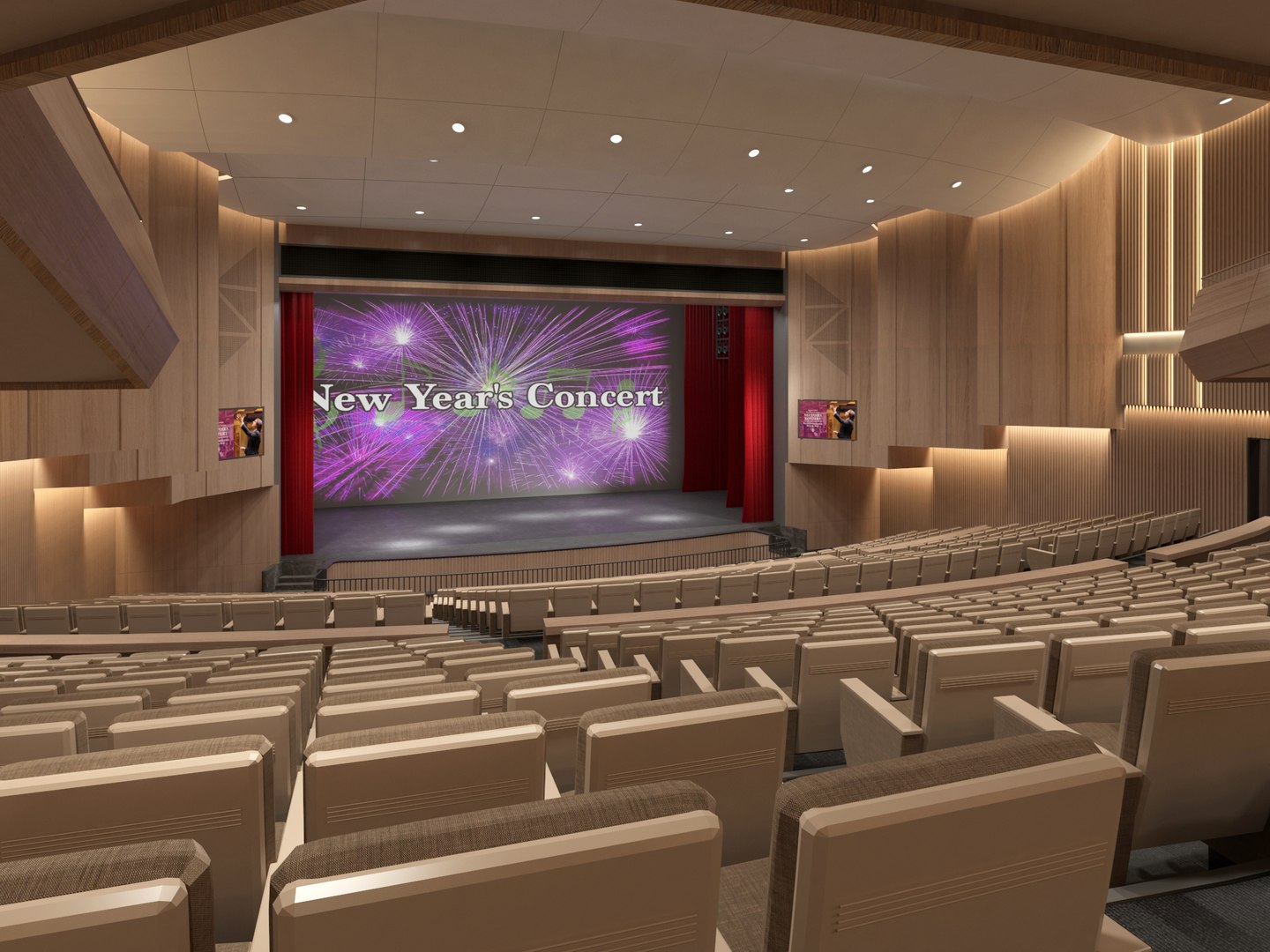 3D Theater 08 Model - TurboSquid 2212009