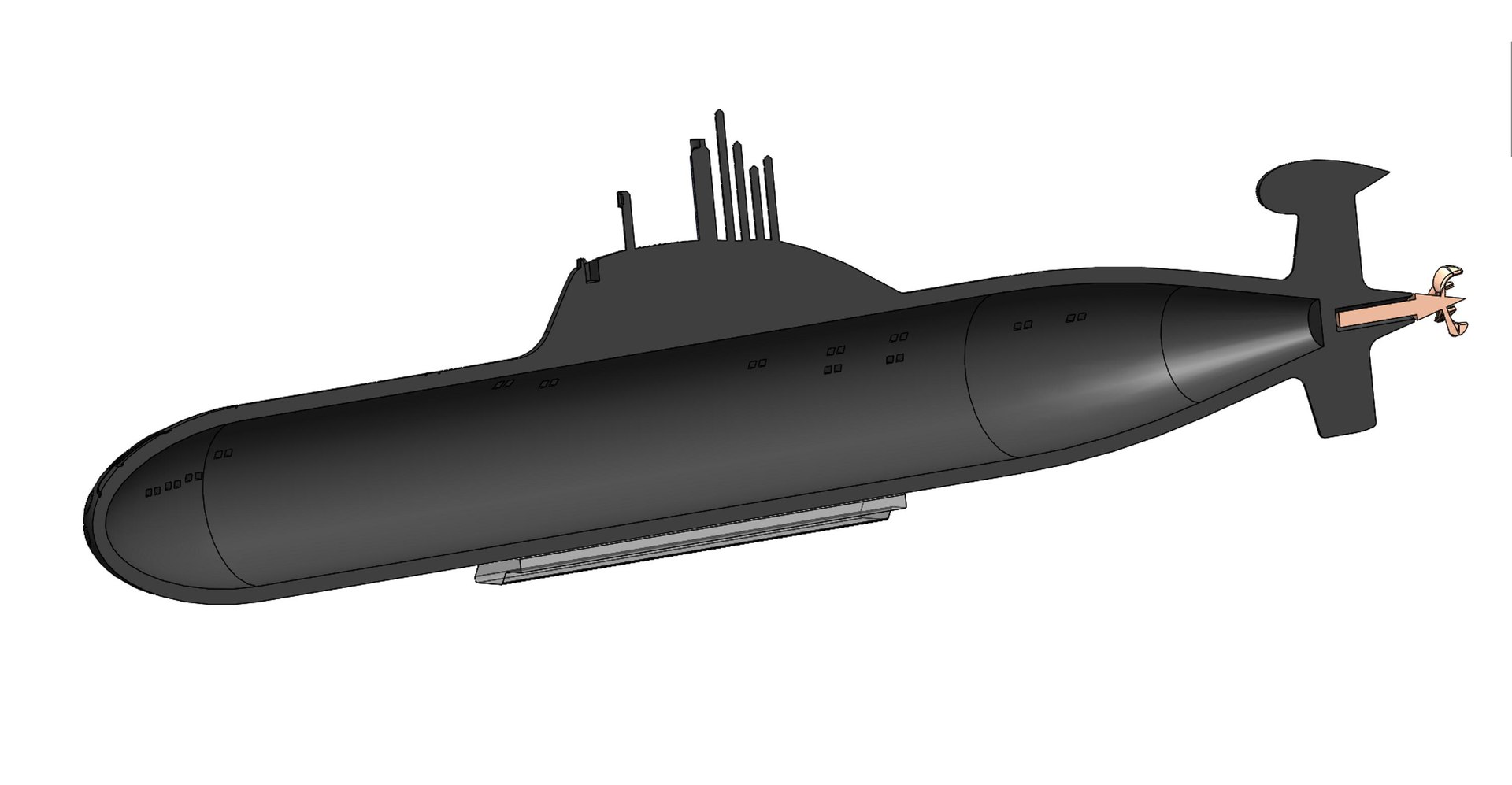 Akula Class Submarine 3D - TurboSquid 1794592