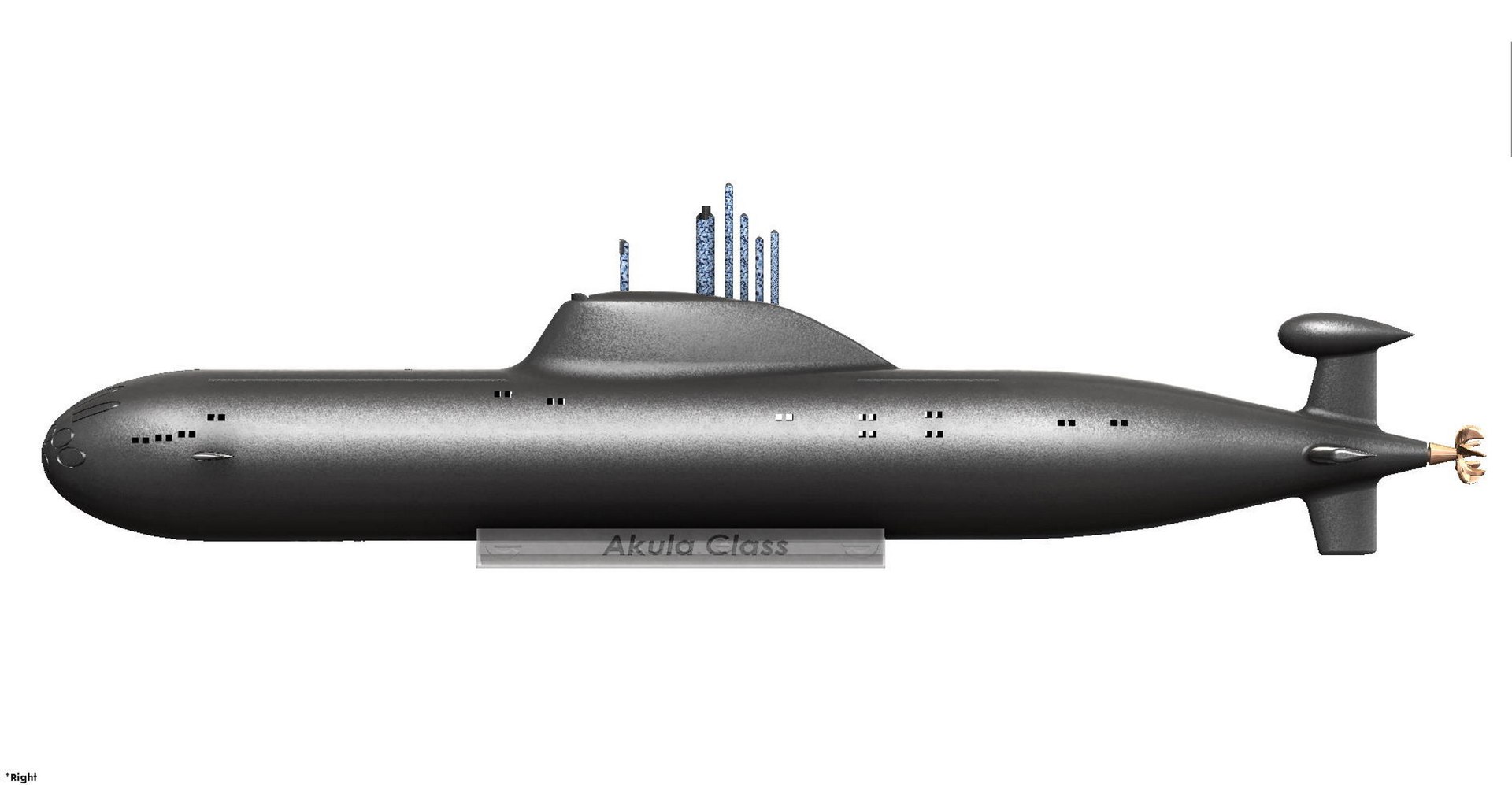 Akula Class Submarine 3D - TurboSquid 1794592