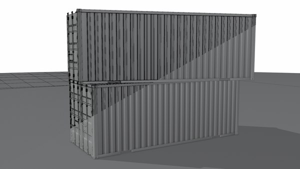 3D Shipping Container model - TurboSquid 2000077
