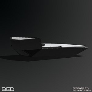 3d andromeda bed model