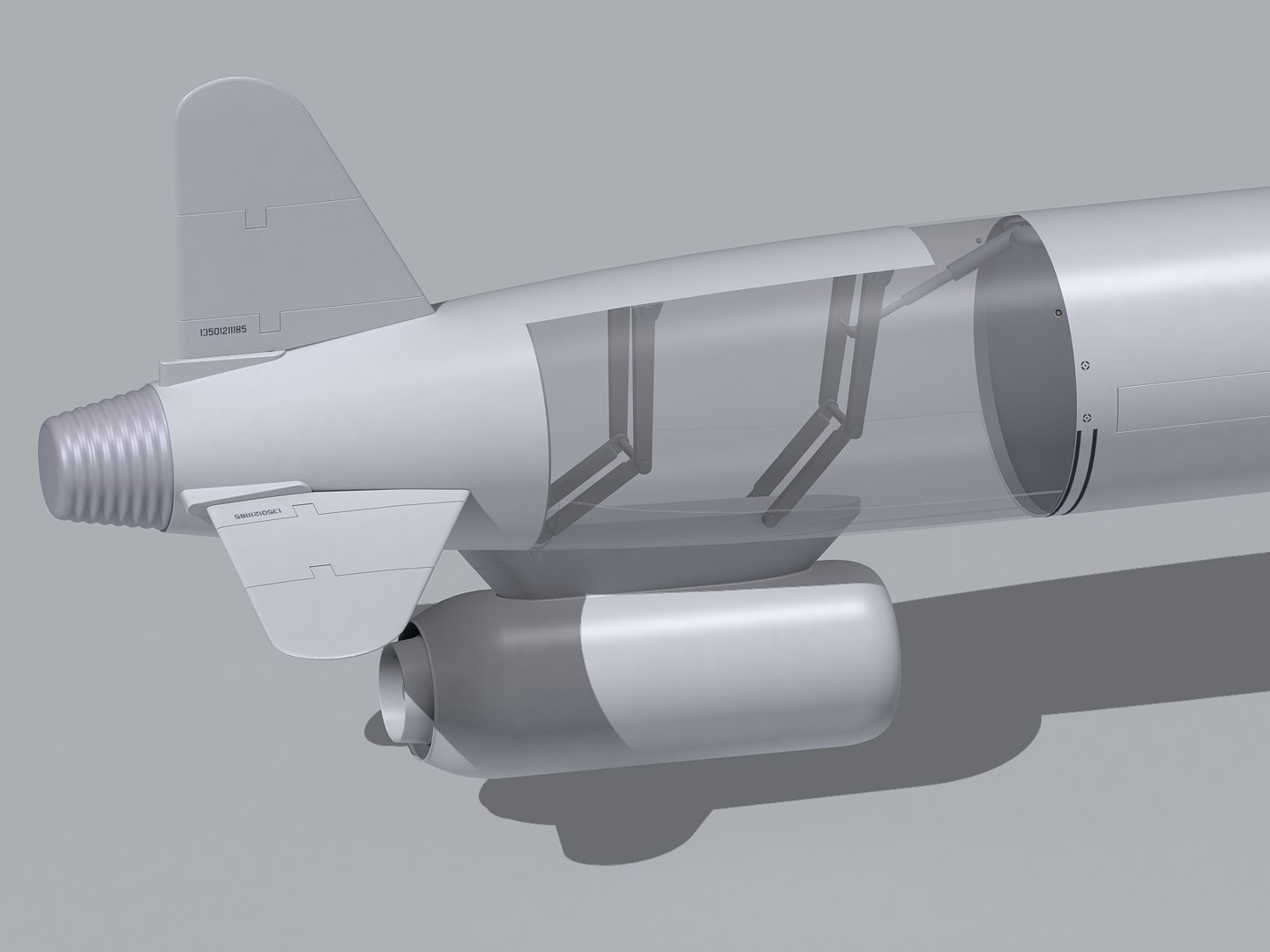 Kh-55 Missile 3d 3ds