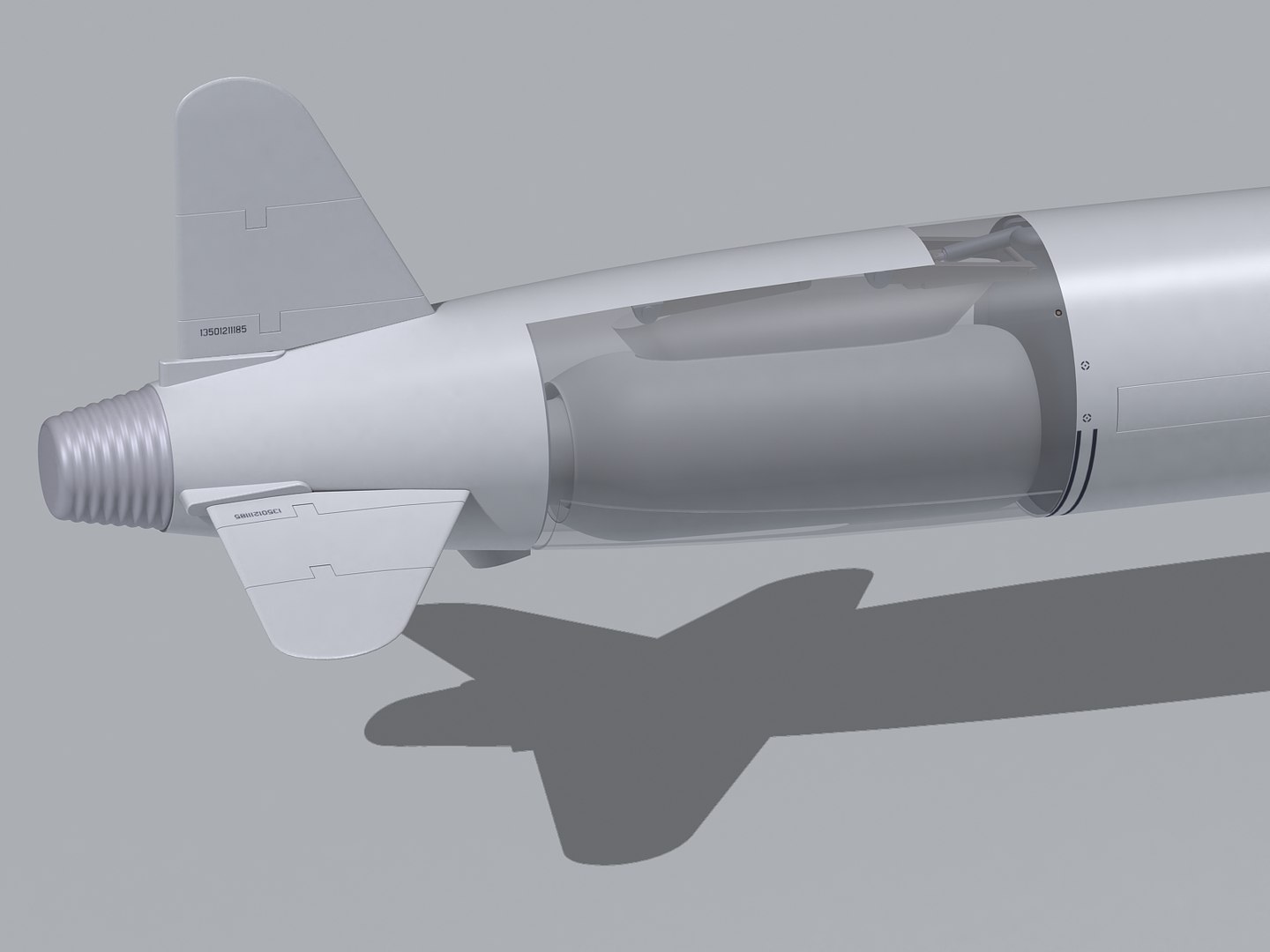 Kh-55 Missile 3d 3ds