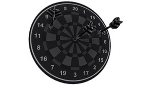 Dart Board 3D model
