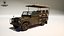 Klasyczny pojazd safari 4x4, zestaw Hipoly i Lowpoly