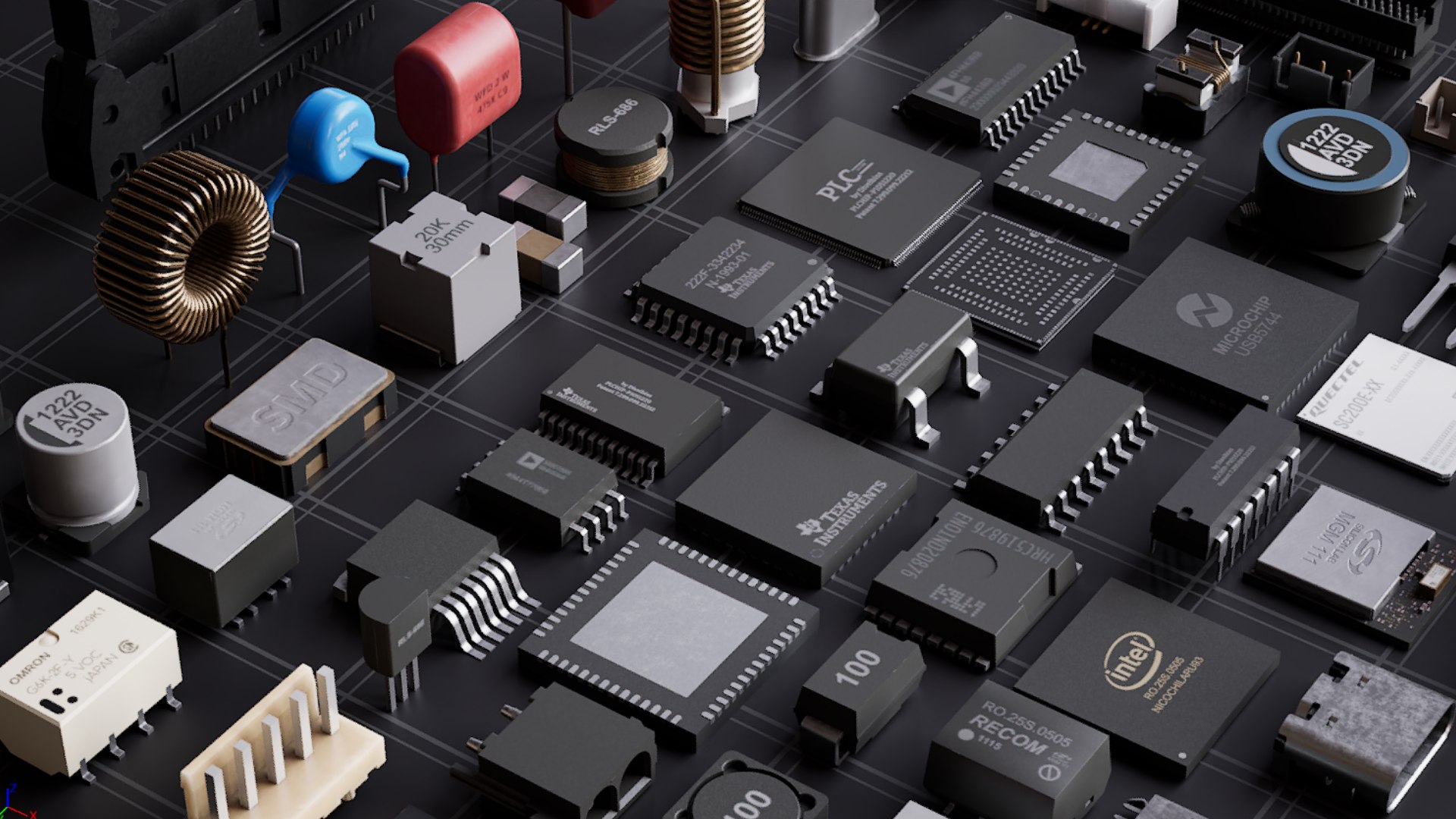 3D Electronic Bord Components https://p.turbosquid.com/ts-thumb/sw/jYb0XD/97/1page21655719041707251960/png/1707248577/1920x1080/fit_q87/1dd255506e5355ba369cace3ed22ae82a010ba3a/1page21655719041707251960.jpg