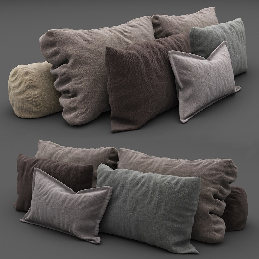 Pillows 101 3d Model