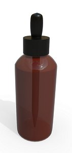 3D eye dropper bottle