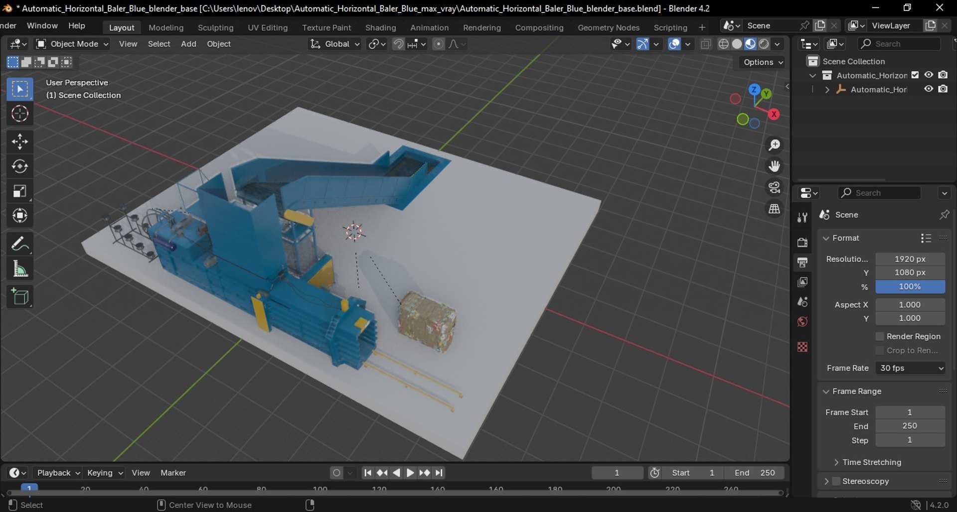 Automatic Horizontal Baler Blue model https://p.turbosquid.com/ts-thumb/sw/pAjNTO/Nw/automatic_horizontal_baler_blue_1010/jpg/1741020307/1920x1080/fit_q87/0e3d4f7de9c3b99dc09e35fc11ce490f207740da/automatic_horizontal_baler_blue_1010.jpg