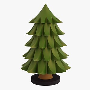 3D Pine Tree