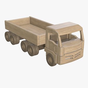 wooden truck 3D