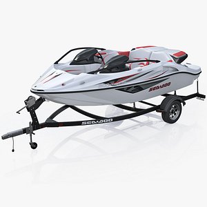 sea-doo speedster 200 trailer 3d model