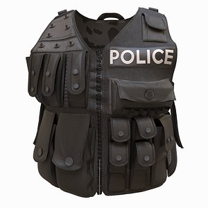 Tactical  Vest 3D model