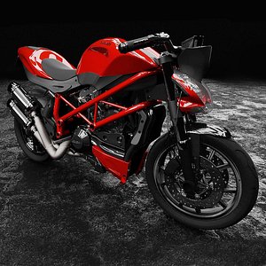 3D model ducati streetfighter s