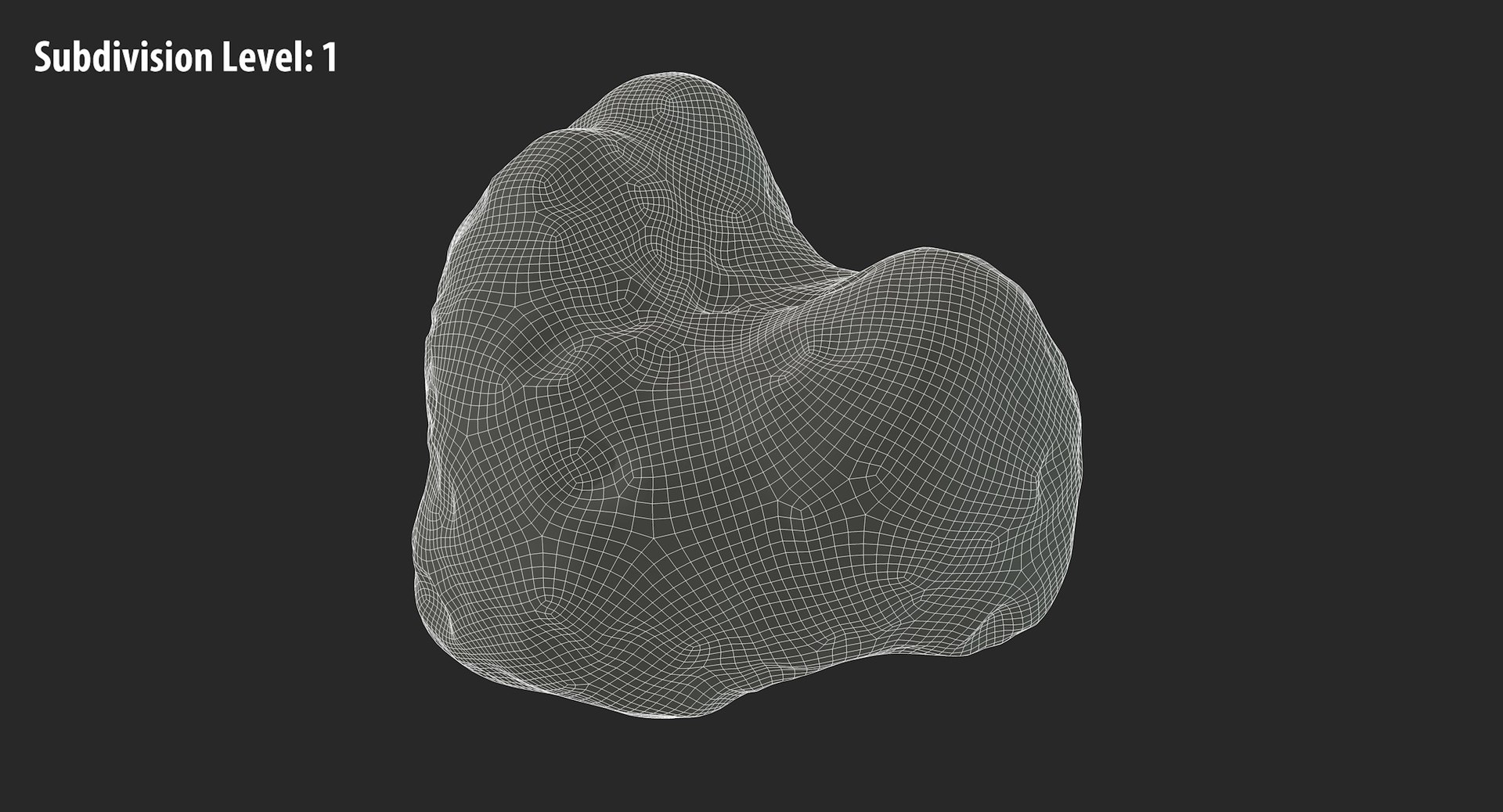 asteroid 19 3d max