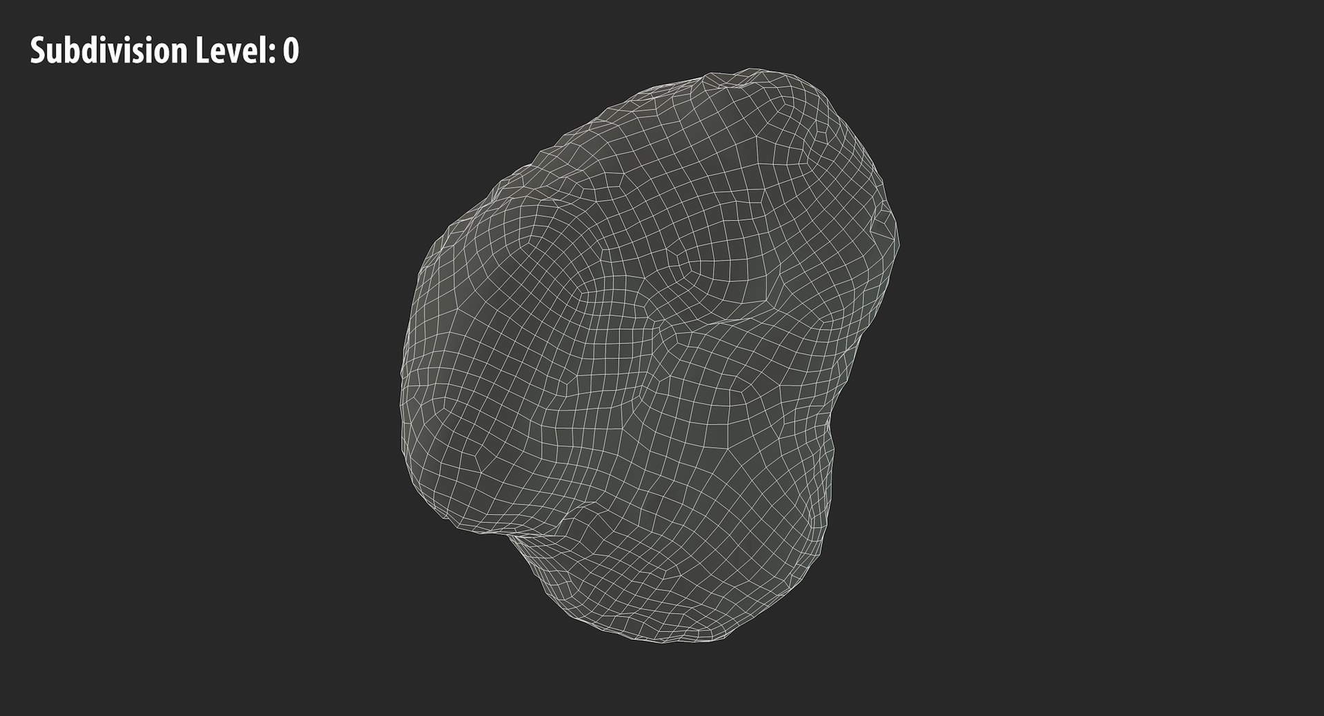 asteroid 19 3d max