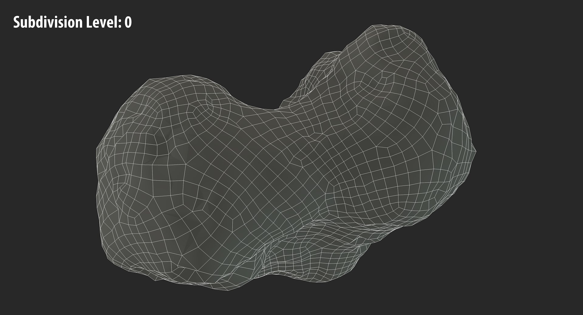 asteroid 19 3d max