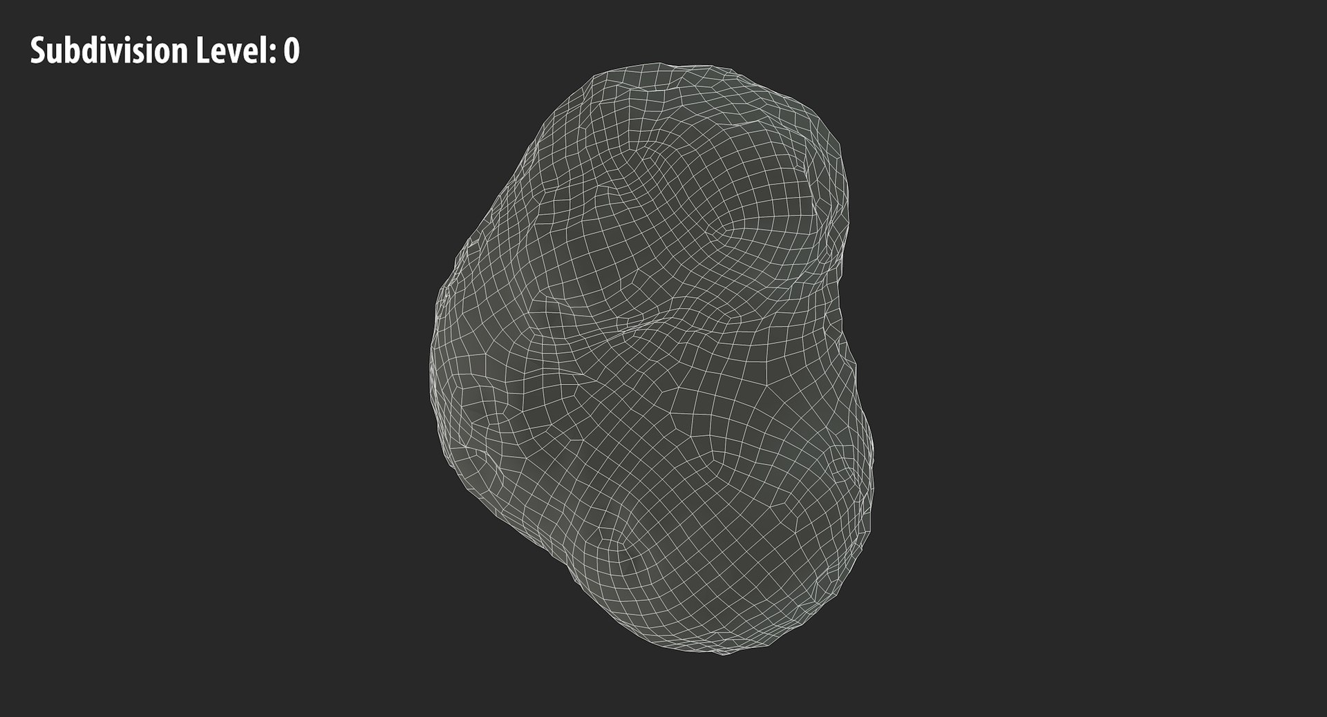 asteroid 19 3d max