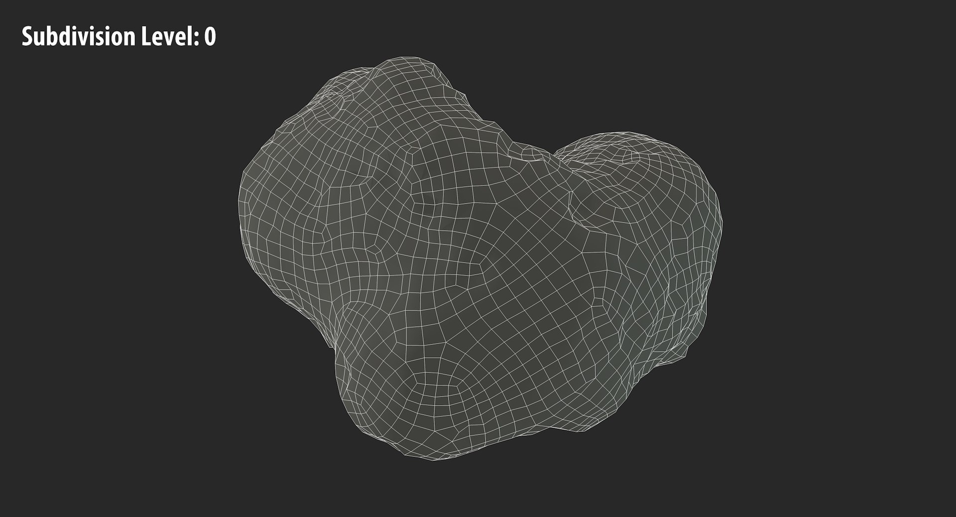 asteroid 19 3d max