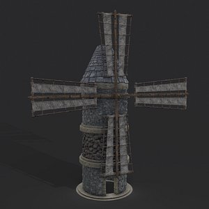 3D model Wind Mill Tower