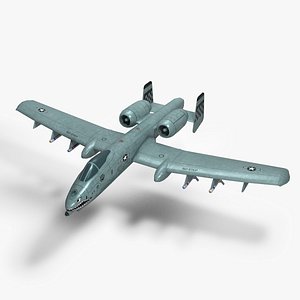 3D A10 Warthog model