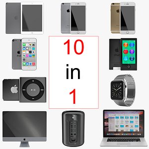 apple electronics modeled ipod shuffle 3d max