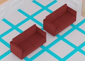 3D model sofa furniture