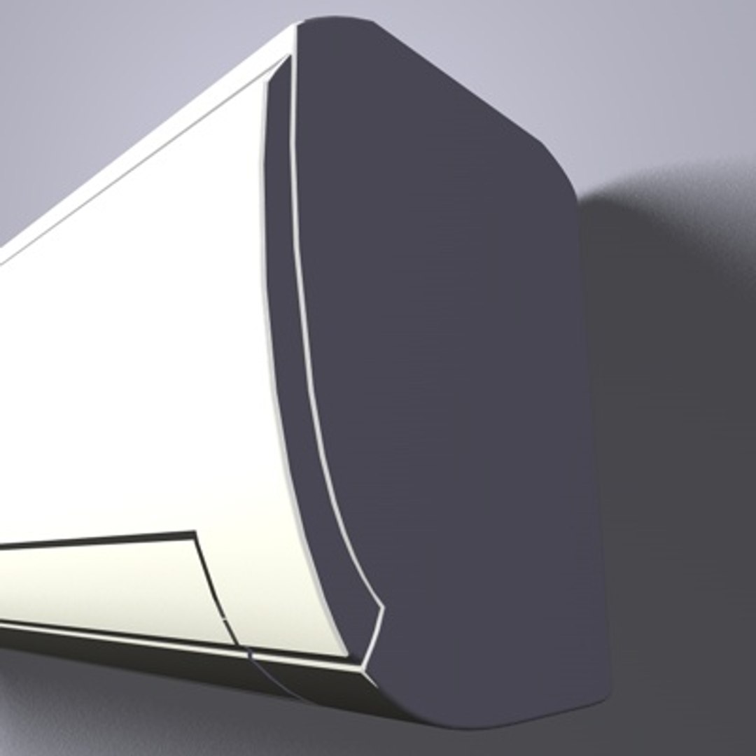 European Style Air Conditioner 3d Model