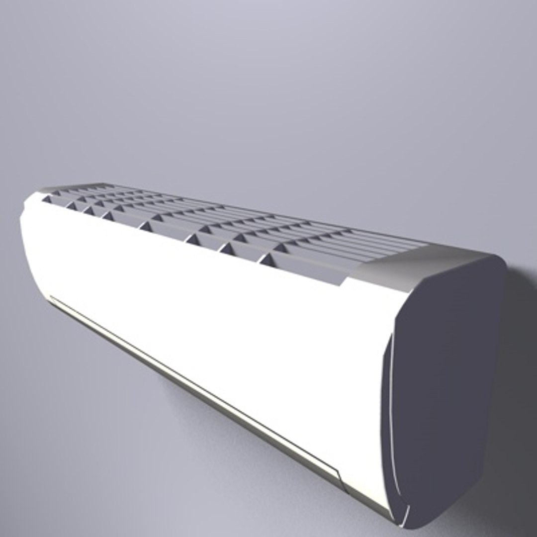 European Style Air Conditioner 3d Model