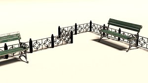 fence exterior 3D model